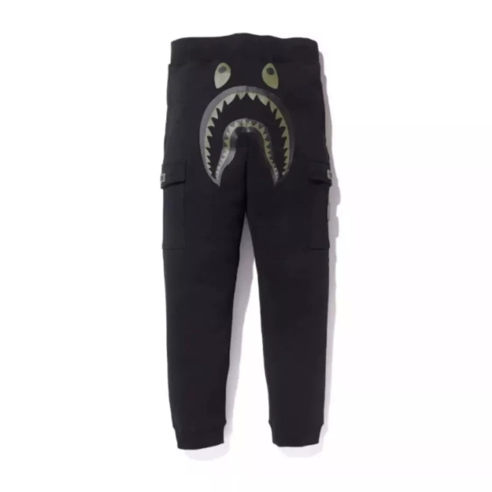 BAPE × UNDEFEATED Shark Slim Sweat Pants Black XL : A Bathing Ape Authentic New
